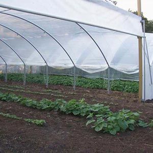FarmTek GrowSpan Single Bay Tunnel Greenhouse System