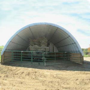FarmTek 36’ ClearSpan Pony Wall Building System
