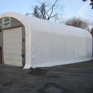 FarmTek ClearSpan Tan Custom Poly Cover For Greenhouse | 12.5 oz & 22 oz | UV-Resistant & Flame-Resistant