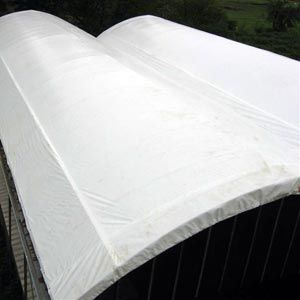 FarmTek ClearSpan Tan Custom Poly Cover For Greenhouse | 12.5 oz & 22 oz | UV-Resistant & Flame-Resistant