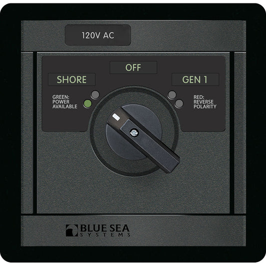 Blue Sea 120v AC Rotary 30A off + 2 Sources [1481]