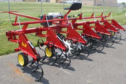 I&J Horse‑Drawn Riding Cultivators | 1, 2, 3, 4, & 6 Row | Shanks 8-21 | 8–20 HP | For Horse-Drawns