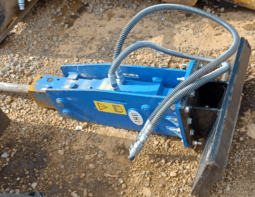 HydroRam HK10 Hydraulic Hammer | Overall Length 52" | For 1.1-2.8 Ton Mini Excavators
