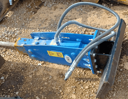 HydroRam HK10 Hydraulic Hammer | Overall Length 52" | For 1.1-2.8 Ton Mini Excavators