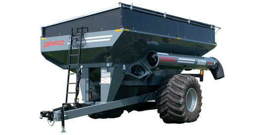 DEMCO 1000 & 1100 Single Auger Grain Cart For Tractor