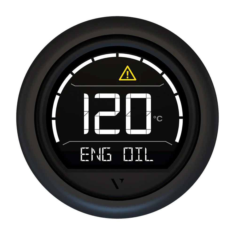 Veratron VL Digital 52 w/Round Black Bezel [B00205702]