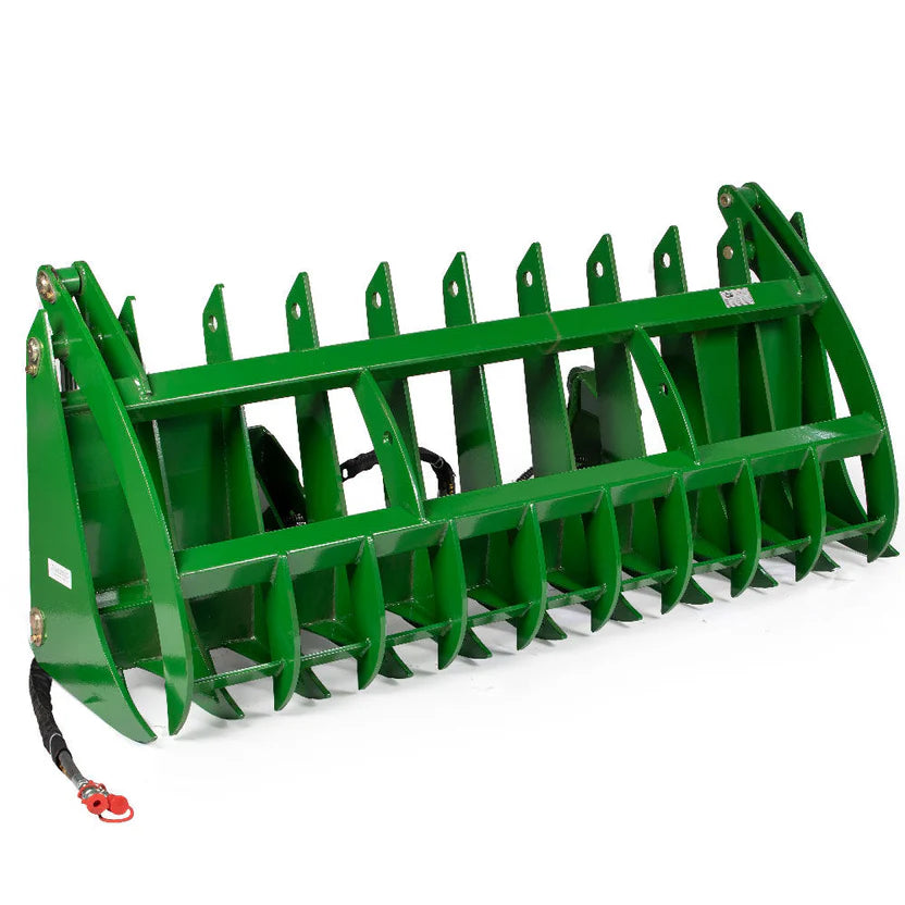 Titan Attachment Global Euro Root Grapple Rake | Working Width 72" & 84" | Horsepower 50 to 90 HP | For Tractor Loaders