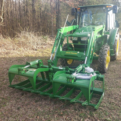 Titan Attachments Root Grapple Bucket | Overall Width 72