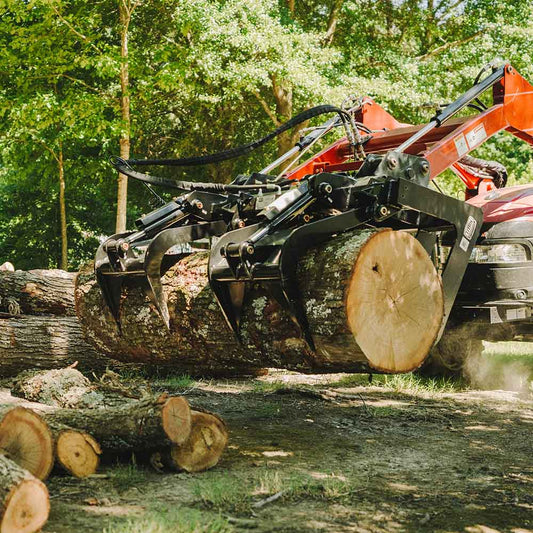 Titan Attachments Standard Root Grapple Bucket | Overall Width 60" & 72" Inches | Hydraulic Flow 11-16 GPM | For Skid Steers
