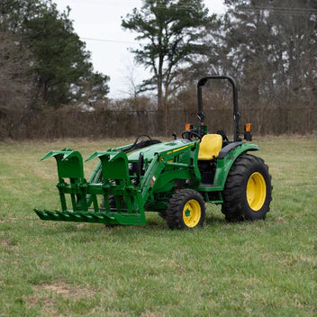 Titan Attachments Root Grapple Bucket | Standard Series | 60", 72" Width | Opening Height 34 Inches | Loader Capacity 0.6 To 1.4 Tons | Weight 0.3 Tons | Fits John Deere Loaders