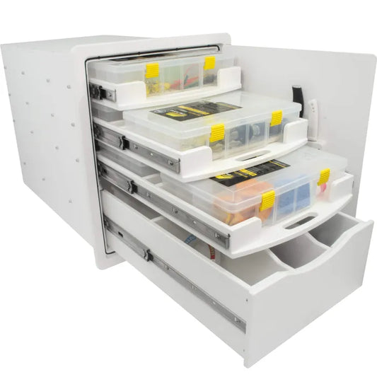 RIO MARINE CUSTOMS TACKLE BOX WITH PULL OUT PLANO STORAGE