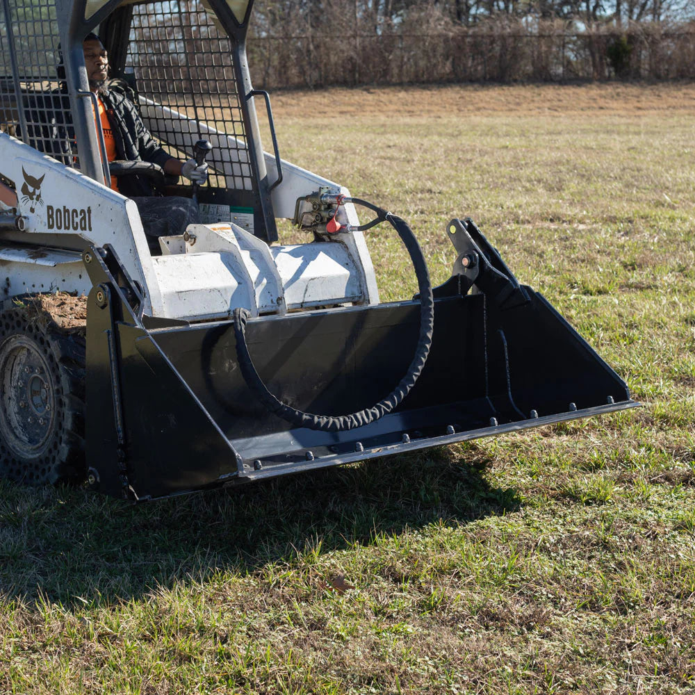 Titan Attachments 72" 4-IN-1 Combo Bucket V2 For Skid Steer