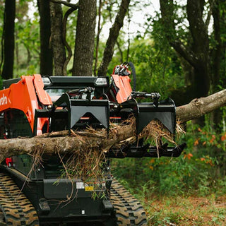 Titan Attachments Root Grapple Bucket | Economy Series | Overall Width 48"-72" Inches | Hydraulic Flow 11-18 GPM | For Skid Steer