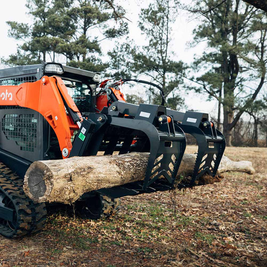 Titan Attachments Grade 50 Root Grapple Bucket | Standard Series | Overall Width 60" & 72" inches | Hydraulic Flow 11-20 GPM | For Skid Steer