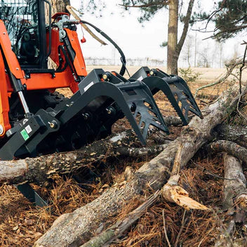 Titan Attachments Root Grapple Bucket | Grade 50 Standard Series | Overall Width 60" & 72" | Hydraulic Flow 11-20 GPM | For Skid Steer