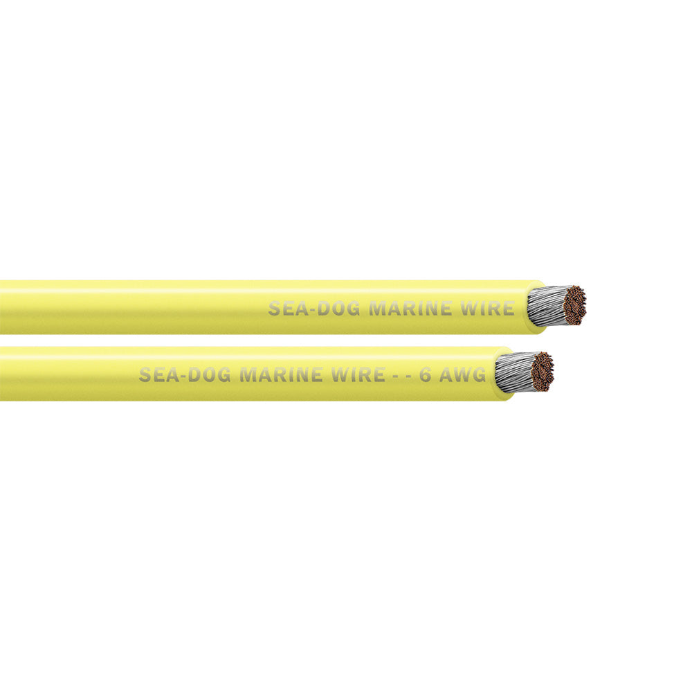 Sea-Dog 6 AWG Yellow Battery Cable - 750' [8006038]