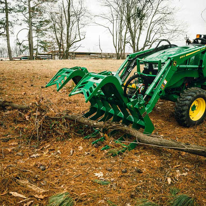 Titan Attachment Root Grapple Bucket | Grade 50 Standard Series | Working Width 60" & 72" inches | Horsepower 40-75 HP | For Tractors