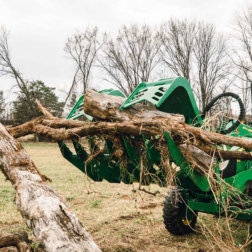 Titan Attachment Root Grapple Bucket | Grade 50 Standard Series | Working Width 60" & 72" inches | Horsepower 40-75 HP | For Tractors