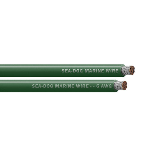 Sea-Dog 6 AWG Green Battery Cable - 750' [8006048]
