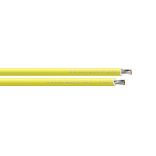 Sea-Dog 8 AWG Yellow Primary Wire - 500' [8008037]