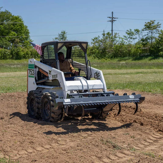 Titan Attachments Ripper Scarifier | Heavy-Duty Soil Conditioner | 72" Ripping Width | 5–9 Tines | 2"–9" Adjustable Spacing | Oil Flow Range 13–25 GPM | For Skid Steers