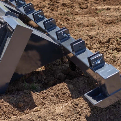 Titan Attachments Ripper Scarifier | Heavy-Duty Soil Conditioner | 72" Ripping Width | 5–9 Tines | 2"–9" Adjustable Spacing | Oil Flow Range 13–25 GPM | For Skid Steers