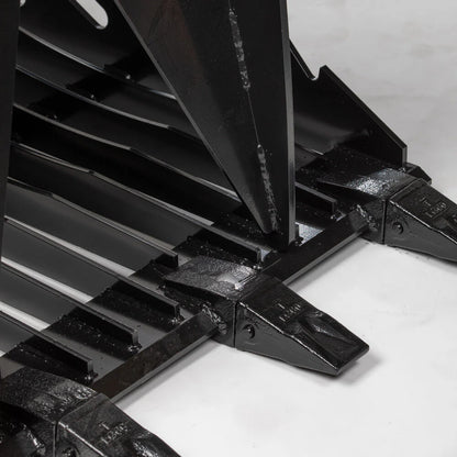Titan Attachments Skeleton Rock Grapple Rake | Overall Width 40.5" inches | Hydraulic Flow 11-20 GPM | For Mini Skid Steer