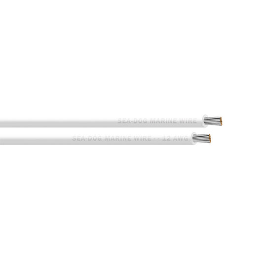 Sea-Dog 12 AWG White Primary Wire - 1000' [8012059]