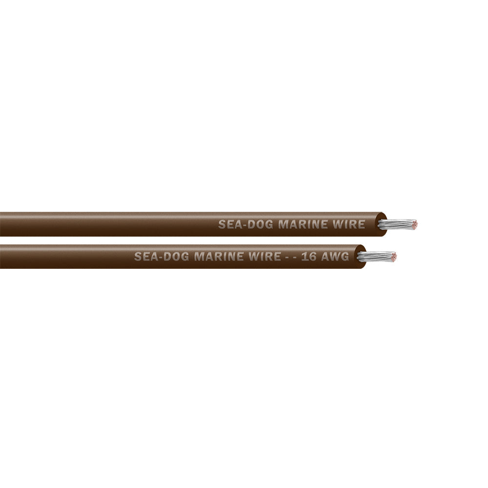 Sea-Dog 16 AWG Brown Primary Wire - 250' [8016074]