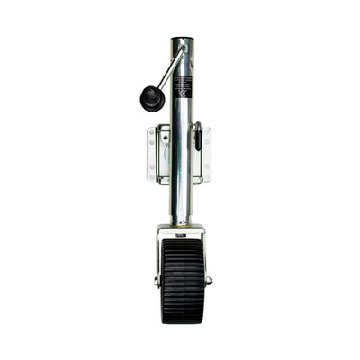 Powerwinch Saltwater Series Jack - 1200lb, Weld-On, Single Wheel Wide, Zinc 500+ HR Salt Spray [21600-J-1500-W1W-Z-R]