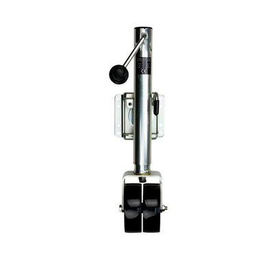 Powerwinch Saltwater Series Jack - 1500lb, Weld-On, Double Wheel, Zinc 500+ HR Salt Spray [21600-J-1500-W2-Z-R]