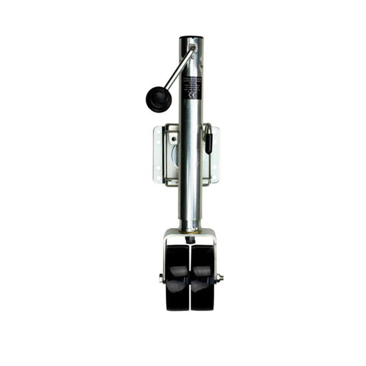 Powerwinch Saltwater Series Jack - 1500lb, Weld-On, Double Wheel, Zinc 500+ HR Salt Spray [21600-J-1500-W2-Z-R]