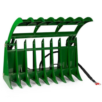 Titan Attachments Root Grapple Rake | Overall Width 60" & 72" inches | Horsepower 40-75 HP | For Tractors