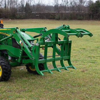 Titan Attachments Economy Root Grapple Rake | Overall Width 48" inches | Horsepower 25+ HP | For Tractors