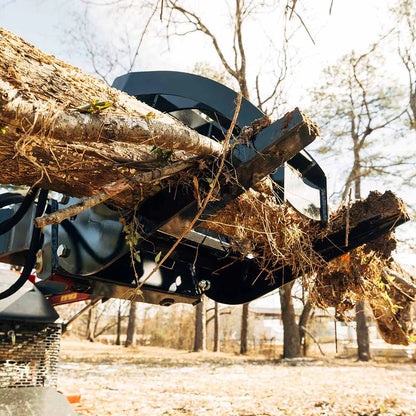 Titan Attachments Log Grapple | 26" Width | 42" Jaw Opening | 3,000 PSI Cylinder | 6–12 GPM Oil Flow | For Mini Skid Steers