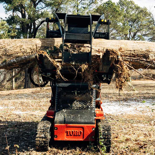 Titan Attachments Log Grapple | 26" Width | 42" Jaw Opening | 3,000 PSI Cylinder | 6–12 GPM Oil Flow | For Mini Skid Steers