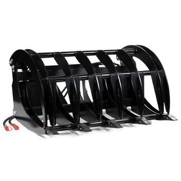 Titan Attachments Extreme Root Grapple Rake | Overall Width 60", 72" & 84" | Horsepower 50-90 HP | Hydraulic Flow 12-20 GPM | For Skid Steer & Tractor Loaders