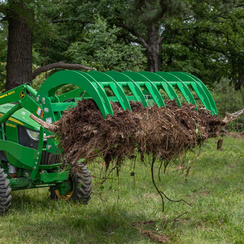 Grapple Vs Root Rake Titan Attachment Heavy-Duty Root Grapple Rake | Working Width 60