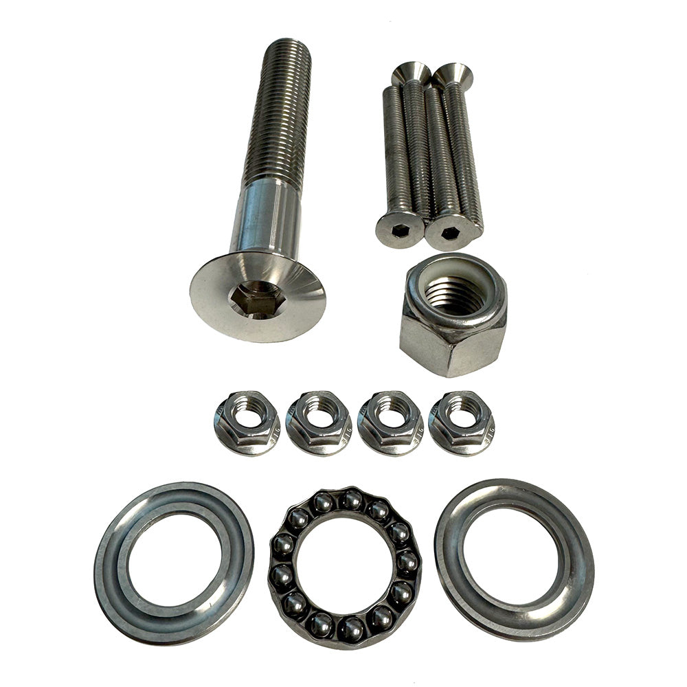 Sea Swivel Replacement Mount Hardware Kit w/5" Main Bolt, Nut, Bearing,  4-Bolt Package of Mounting Hardware [SEA-HDM-HARDWARE-KIT]