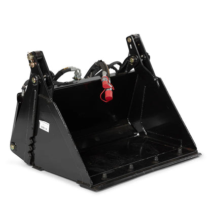 Titan Attachments Combo Bucket | 4-in-1 Multi-Function | 35" Width | 850 lb Capacity | Oil Flow Range 8–12 GPM | For Mini Skid Steers