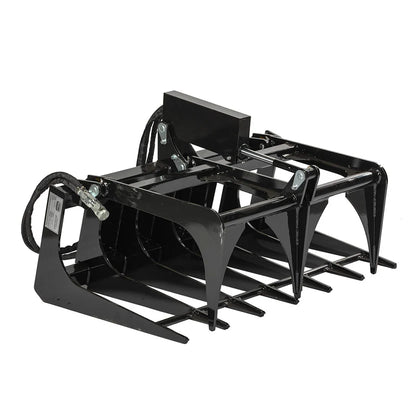 Titan Attachments Root Grapple | 42" Width | 24" Jaw Opening | Skeleton Bottom | 6–12 GPM Oil Flow | For Mini Skid Steers