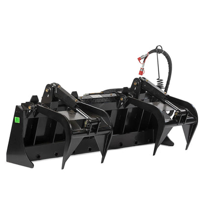 Titan Attachment Manure Tine Grapple Bucket | Overall Width 60" & 72" inches | Hydraulic Flow 11-20 GPM | For Skid Steers