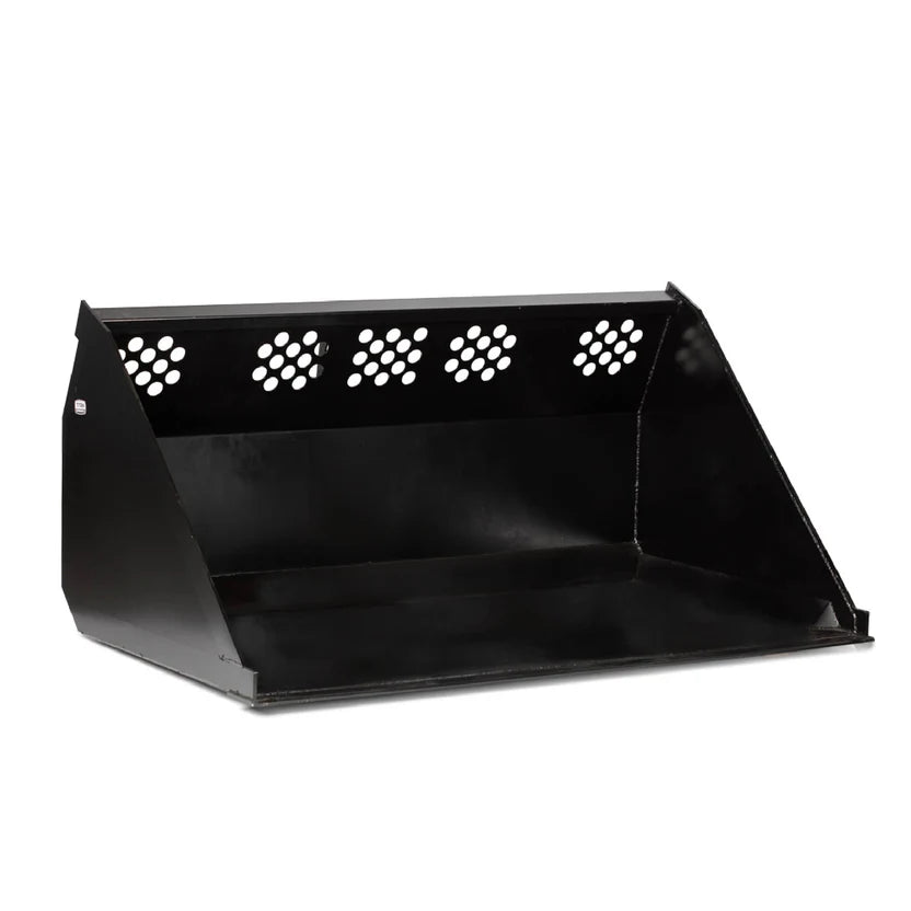 Titan Attachments Light Material Bucket | 0.5" Cutting Edge | 42–70 Cu. Ft. | 700–763 lb | 72–84" Width  | Oil Flow 15–25 GPM | For Skid Steers