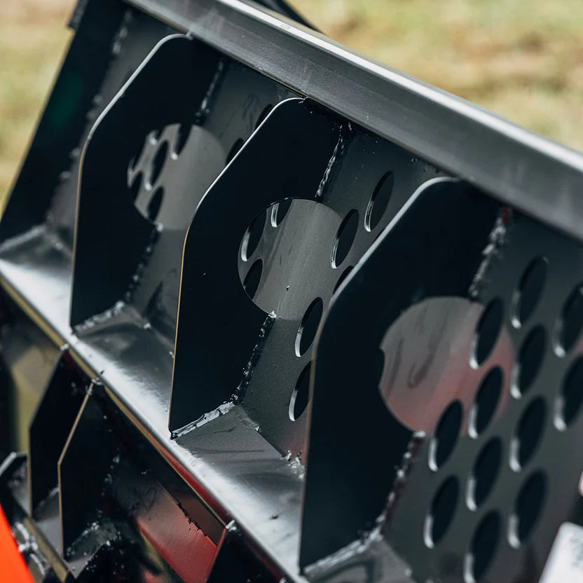 Titan Attachments Light Material Bucket | 0.5" Cutting Edge | 42–70 Cu. Ft. | 700–763 lb | 72–84" Width  | Oil Flow 15–25 GPM | For Skid Steers