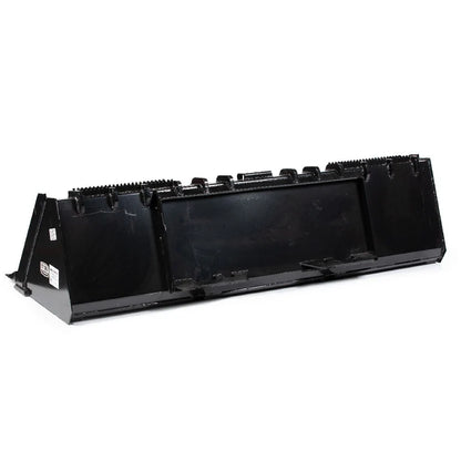 Titan Attachments Dirt Bucket | 6″ Bolt-On Teeth | 72″–84″ Width | 0.5–⅔ Cu. Yd | 16–25 GPM | 2,645–3,200 lb Load | For Skid Steers
