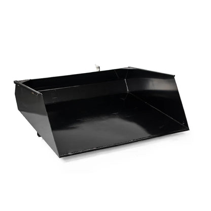Titan Attachments Dump Bucket | Forklift Mounted | 65" Width| 532 lbs | 36" Cat II Forks | 90° Dump Angle | 45–75 HP | For Tractor