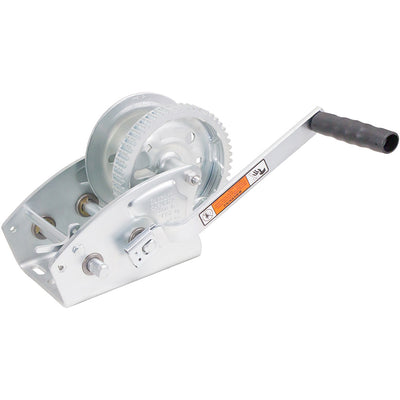 Load Rite Two-Speed Trailer Winch - 3200lbs - 25' Strap - 8