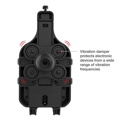 Ram Mount RAM Quick-Grip Pro Phone Holder w/Ball  Vibration Damper [RAM-HOL-PD5BVU]