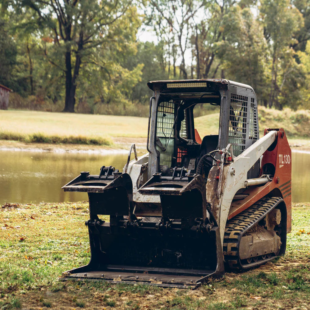 Titan Attachments 72" & 84" Demolition Grapple Bucket For Skid Steer