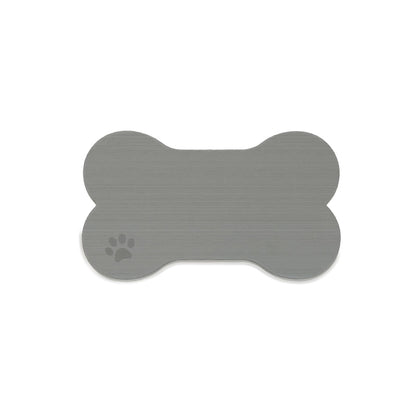 SeaDek Dog Bowl Mat - Storm Grey/Black - Small - 12" x 21" [62713-90837]